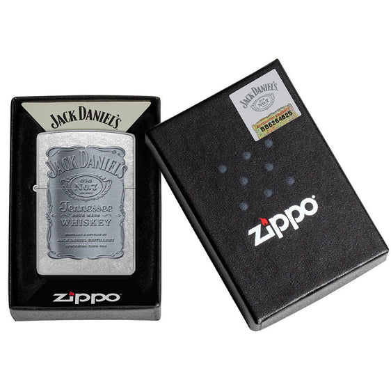 Zippo Lighter - Jack Daniel's Silver Logo