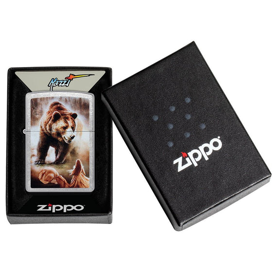 Zippo Lighter - Mazzi Grizzly Bear