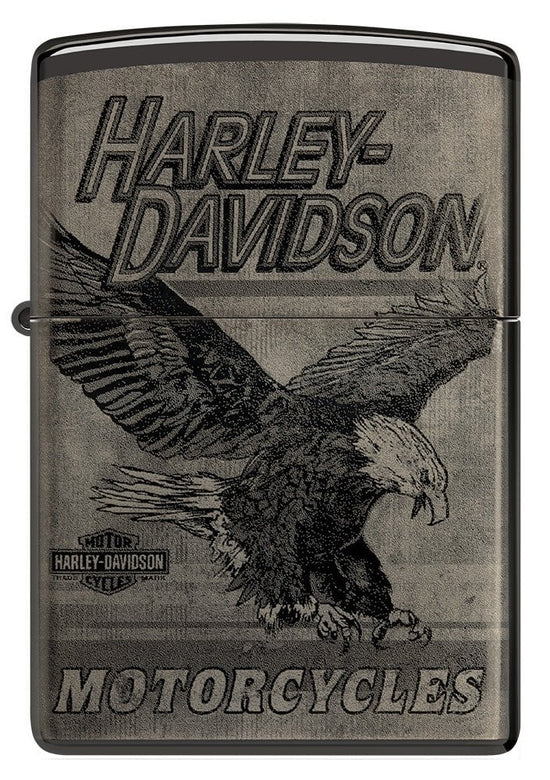 Zippo Lighter - Harley Davidson Eagle Photo Image