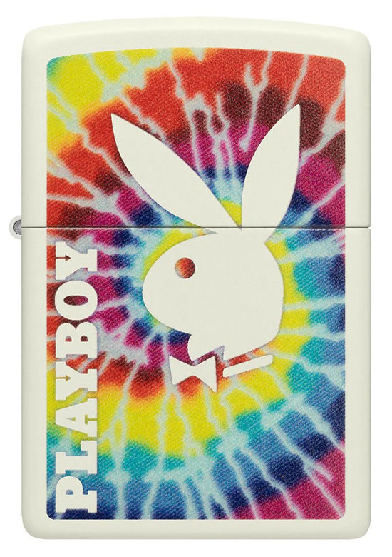 Zippo Lighter - Playboy in Tie-Dye Glow in the Dark