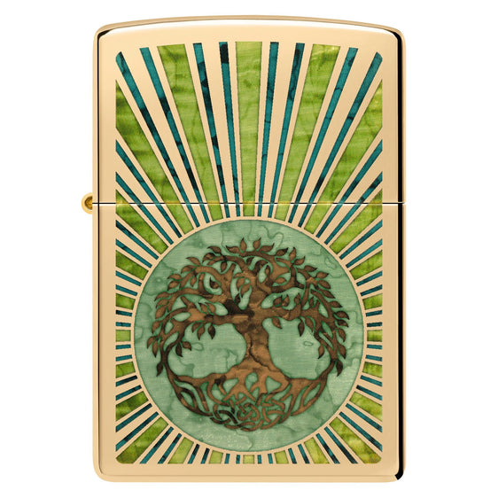 Zippo Lighter - Fusion Tree Of Life