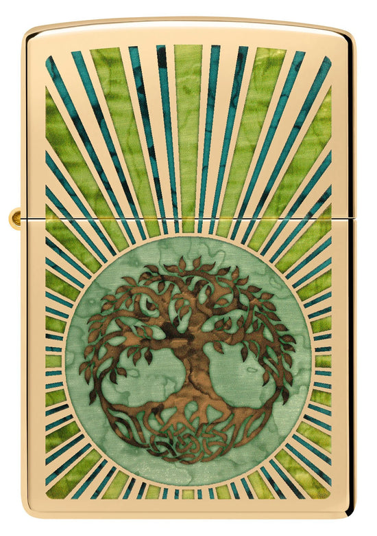 Zippo Lighter - Fusion Tree Of Life