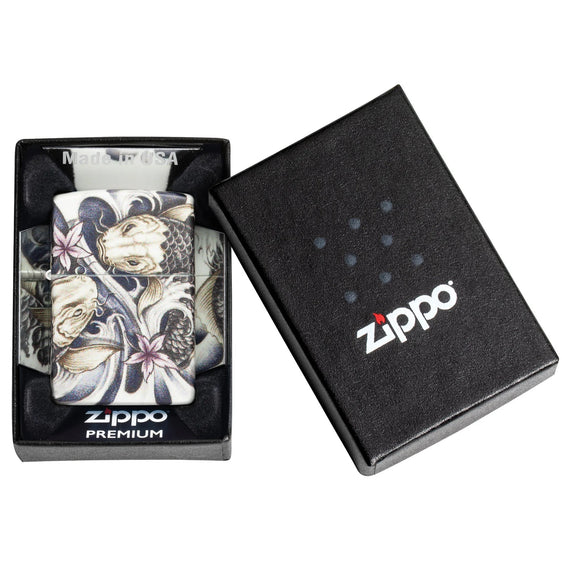 Zippo Lighter - Koi Fish