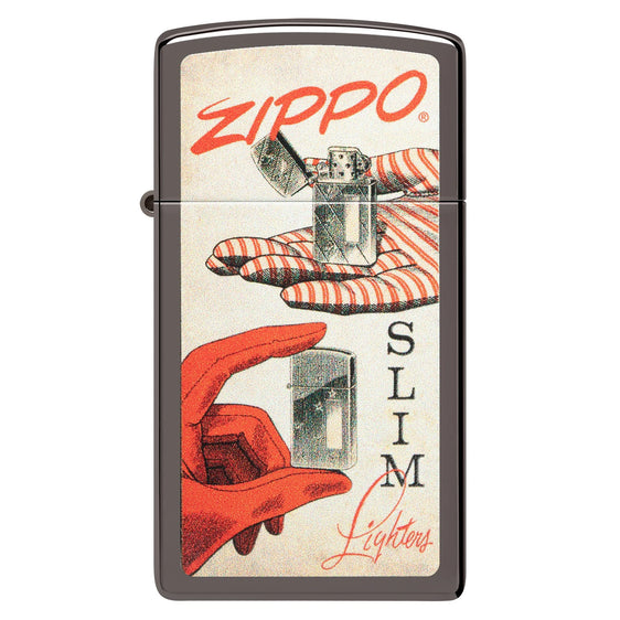 Zippo Lighter - 1950's "Zippo Slim Lighters"