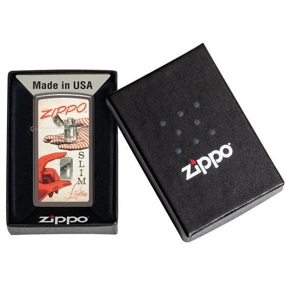 Zippo Lighter - 1950's "Zippo Slim Lighters"