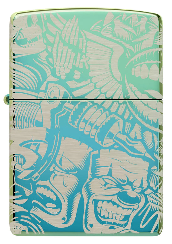 Zippo Lighter - Tattoo Theme