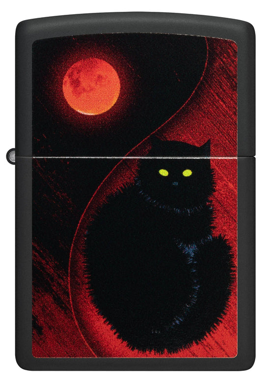 Zippo Lighter - Black Cat