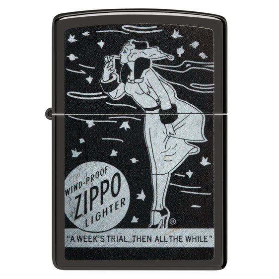 Zippo Lighter - Windy "A Week's Trail"