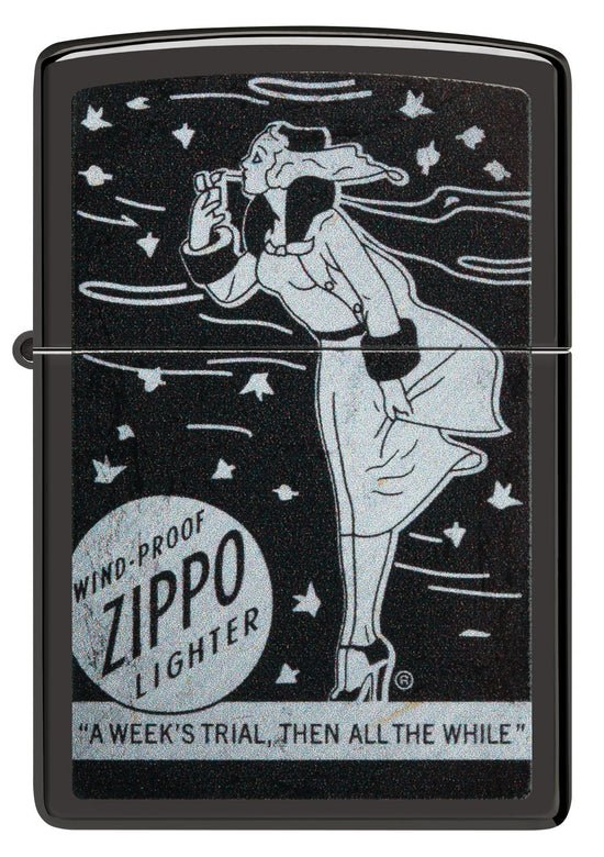 Zippo Lighter - Windy "A Week's Trail"