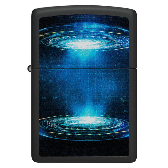 Zippo Lighter - Black Light UFO