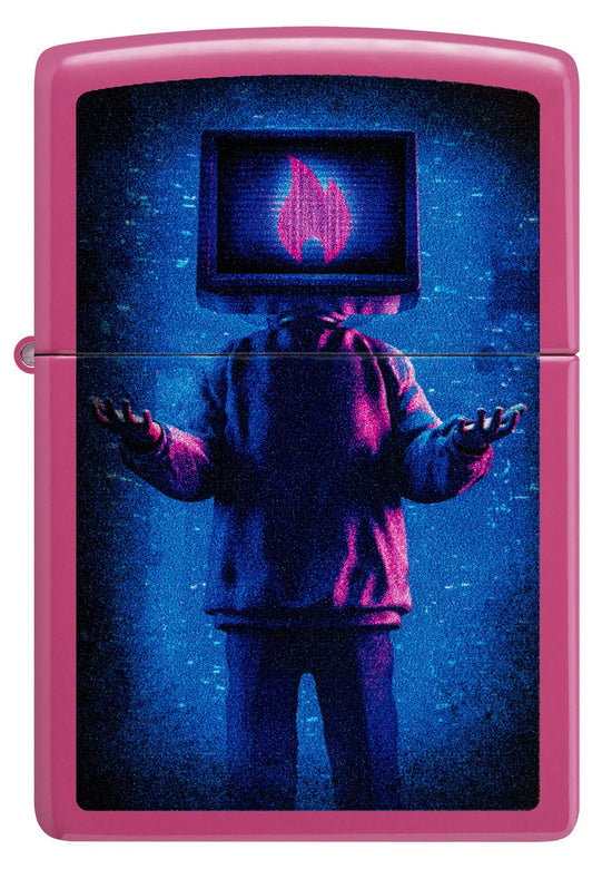 Zippo Lighter - Flame TV Man