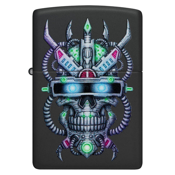 Zippo Lighter - Cyber Skull