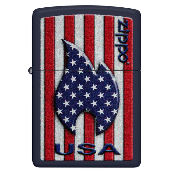 Zippo Lighter - Patriotic Flame
