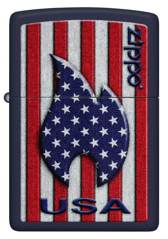 Zippo Lighter - Patriotic Flame