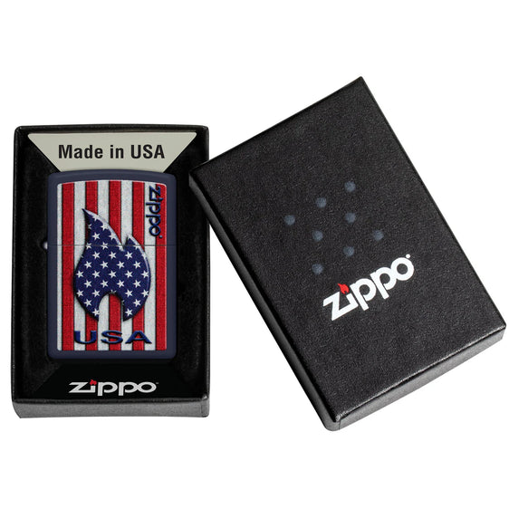Zippo Lighter - Patriotic Flame