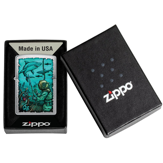 Zippo Lighter - Shark Nautical