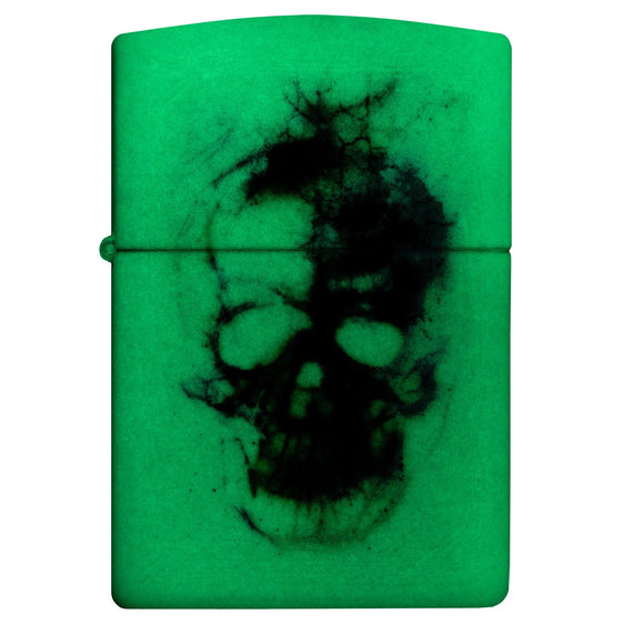 Zippo Lighter - Watercolor Skull
