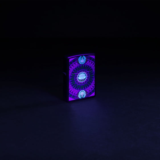 Zippo Lighter - Mandala Cannabis