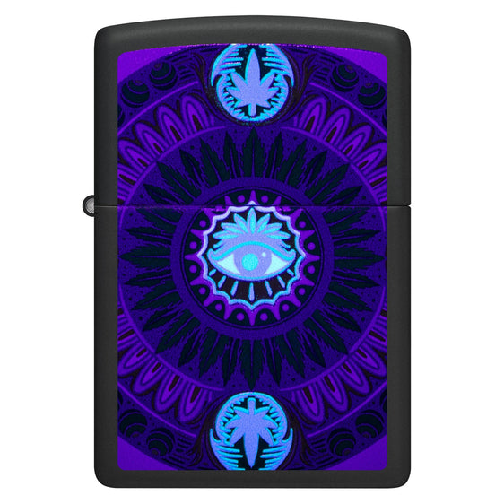 Zippo Lighter - Mandala Cannabis