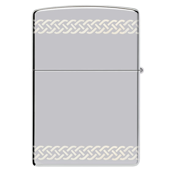 Zippo Lighter - Celtic Knot Clovers