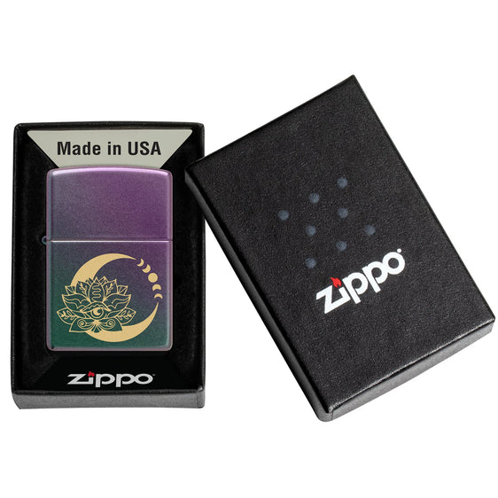 Zippo Lighter - Lotus Moon