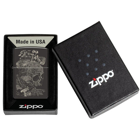 Zippo Lighter - Skull Mushroom