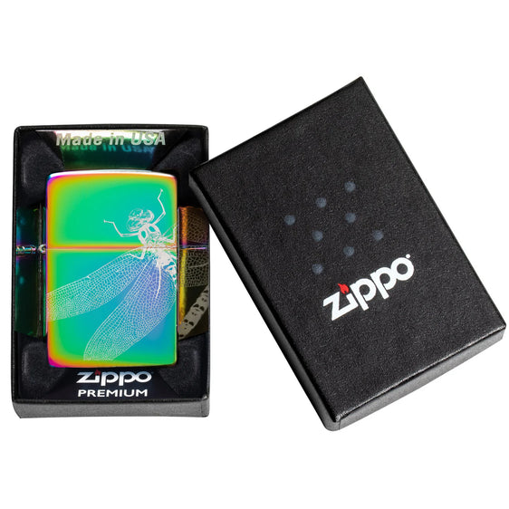 Zippo Lighter - Multi Color Dragonfly