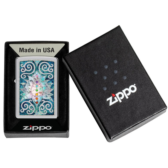 Zippo Lighter - Lotus Flower