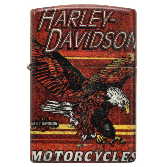 Zippo Lighter - Harley Davidson Motorcycles Eagle