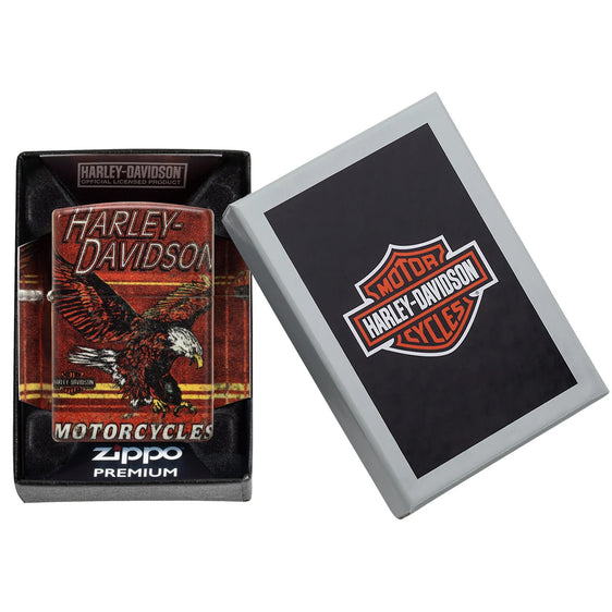 Zippo Lighter - Harley Davidson Motorcycles Eagle