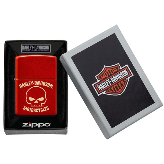 Zippo Lighter - Harley Davidson Willie G Skull