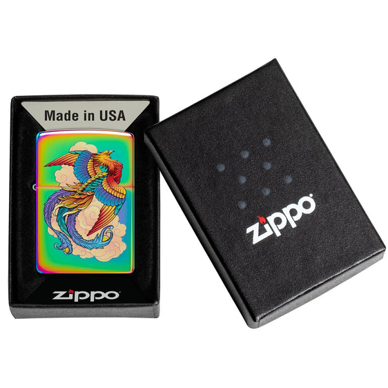 Zippo Lighter - Multi Color Pheonix
