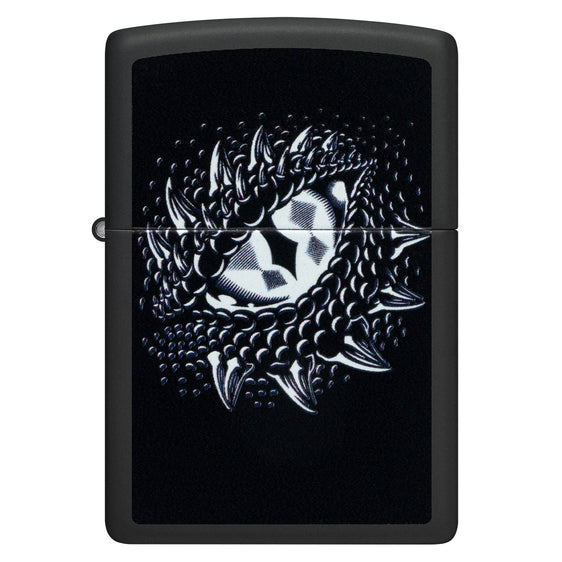 Zippo Lighter - Black Light Dragon Eye