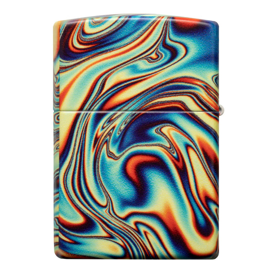 Zippo Lighter - Colorful Swirl