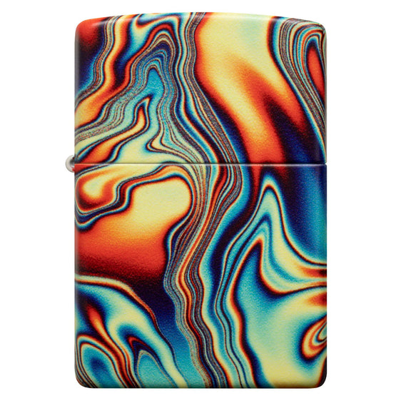 Zippo Lighter - Colorful Swirl