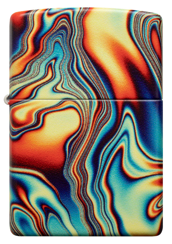 Zippo Lighter - Colorful Swirl