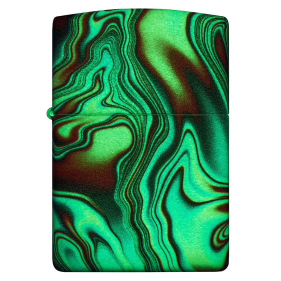 Zippo Lighter - Colorful Swirl