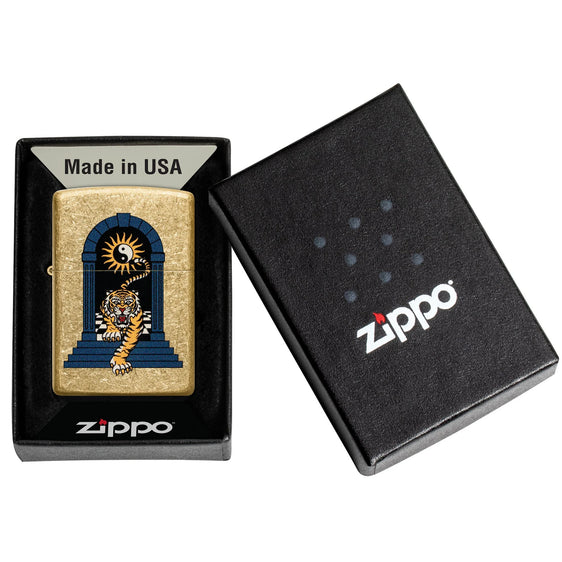 Zippo Lighter - Yin-Yang Majestic Tiger