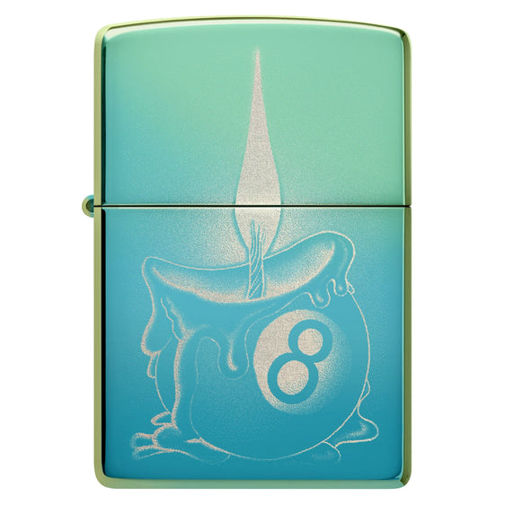 Zippo Lighter - Eight Ball Tattoo