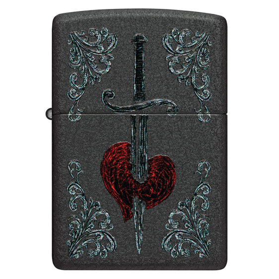 Zippo Lighter - Heart Dagger Tattoo