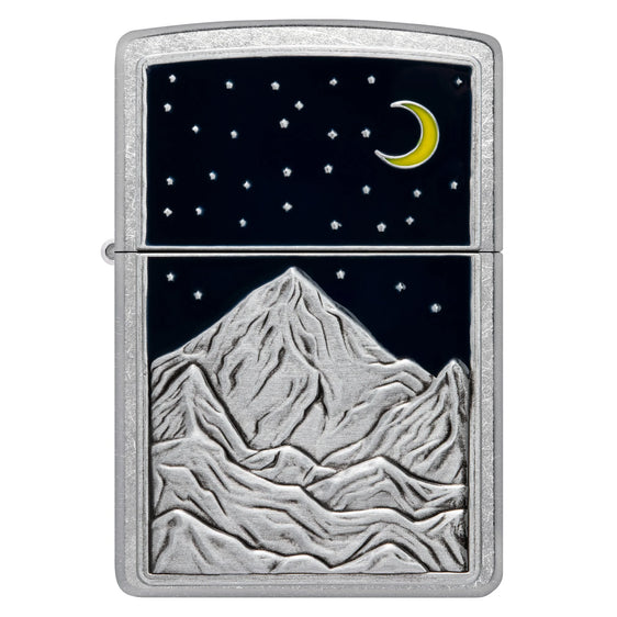 Zippo Lighter - Starry Sky Mountainscrape