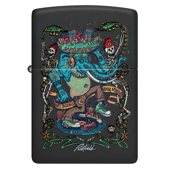 Zippo Lighter - Rick Rietveld Groovy Elephant