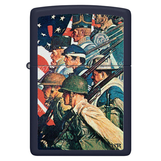 Zippo Lighter - Norman Rockwell WWII