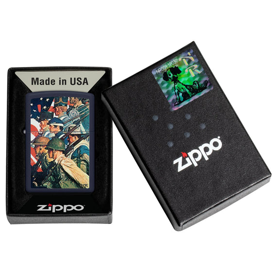 Zippo Lighter - Norman Rockwell WWII