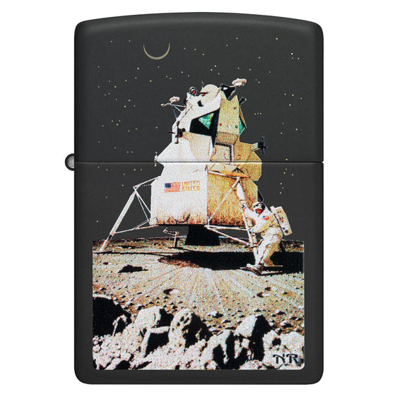 Zippo Lighter - Norman Rockwell Man on Moon