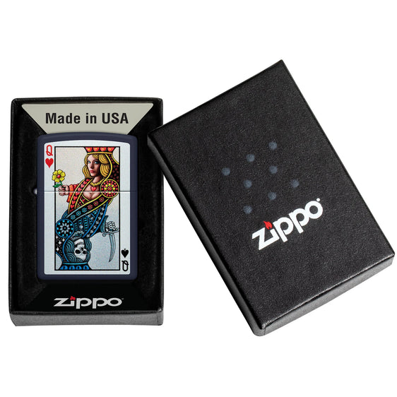 Zippo Lighter - Opposing Queens