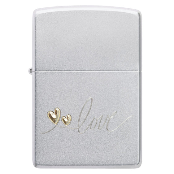 Zippo Lighter - Two Tone Love