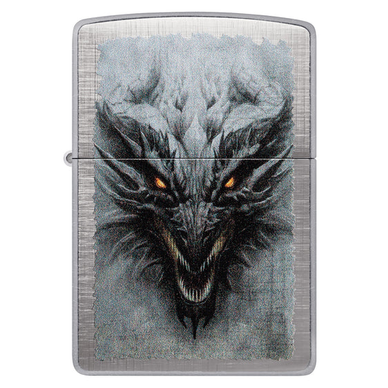 Zippo Lighter - Dragon w/ Glowing Eyes