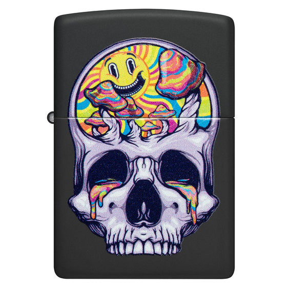 Zippo Lighter – Skull Moon Design