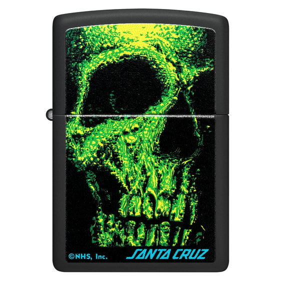 Zippo Lighter - Santa Cruz Skull Face